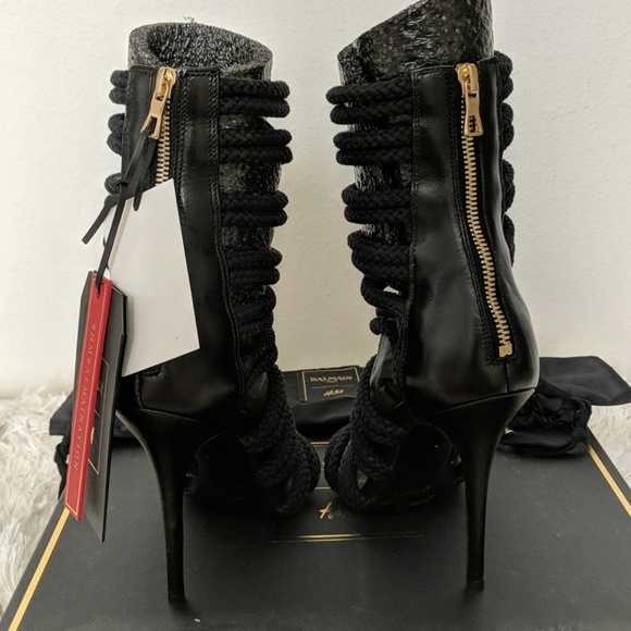 Balmain x H&M Gold Rope Heels NWT - Picture 5 of 5